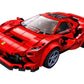 LEGO Speed Champions 76895 Ferrari F8 Tributo Toy Cars for Kids, Building Kit Featuring Minifigure (275 Pieces)