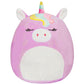 Squishmallows Original Large 16-Inch Sylvia The Purple Unicorn - Official Jazwares Pillow Plush - Collectible Soft Squishy Stuffed Animal Toy - Gift
