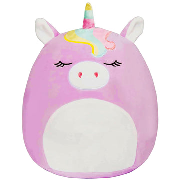 Squishmallows Original Large 16-Inch Sylvia The Purple Unicorn - Official Jazwares Pillow Plush - Collectible Soft Squishy Stuffed Animal Toy - Gift
