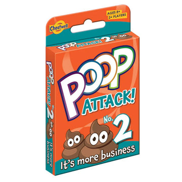 Outset Media Poop Attack 2 - The Game that Takes an unprecedented Look at The Wonders of The Animal World! - for 2 or More Players Ages 8 and up