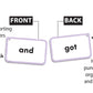 Teacher Created Resources Sight Words Flash Cards - 3 Letter Words (EP62039)