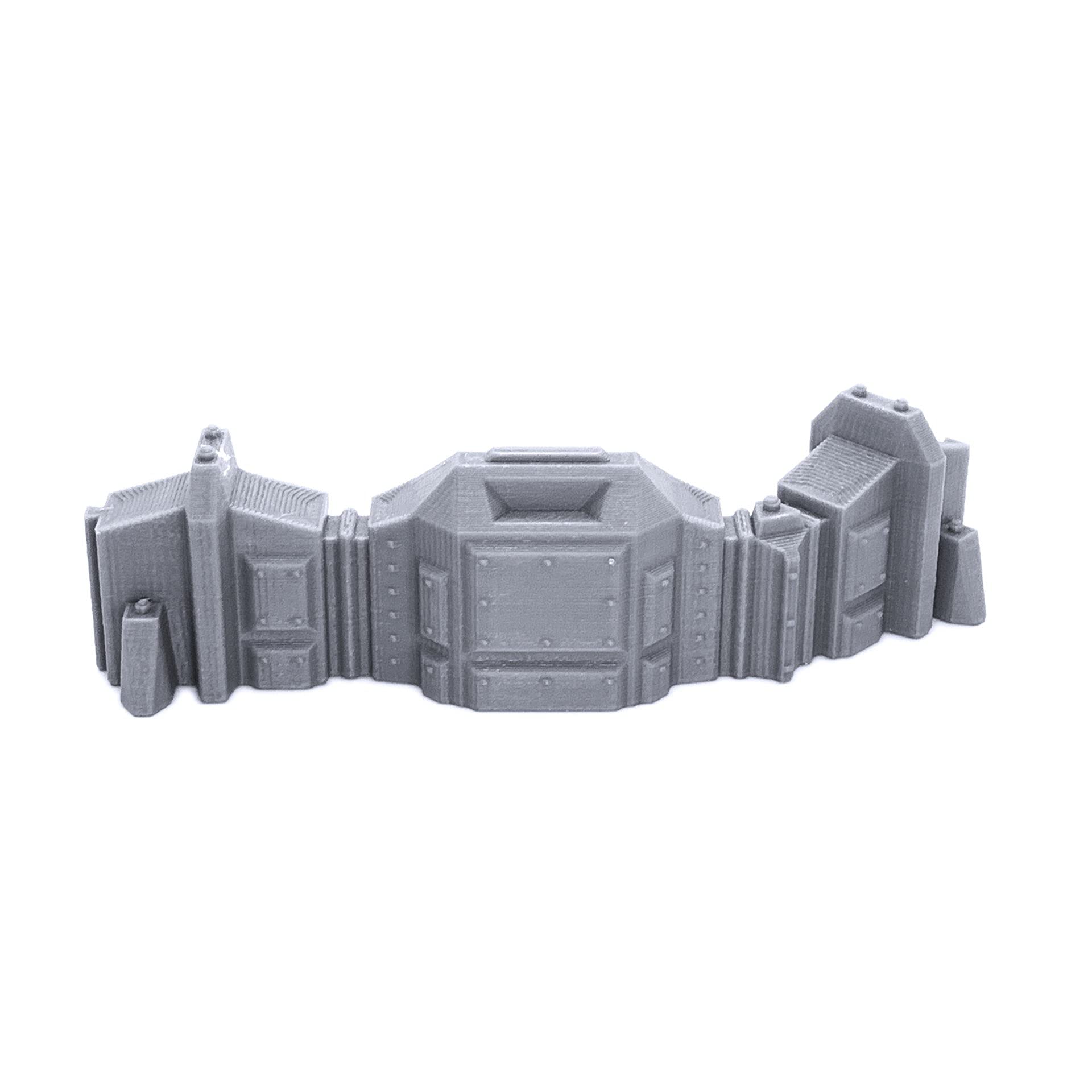 EnderToys Connecting Barricade Wall Expansion Pack, 3D Printed Tabletop RPG Scenery and Wargame Terrain for 28mm Miniatures