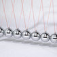 CERROPI Newtons Cradle Pendulum with 7 Balls, Classic Swing Newton Balance Ball, 30+ Sec Swingtime, Science Physics Gadget, Desk Toys & Office Gadgets