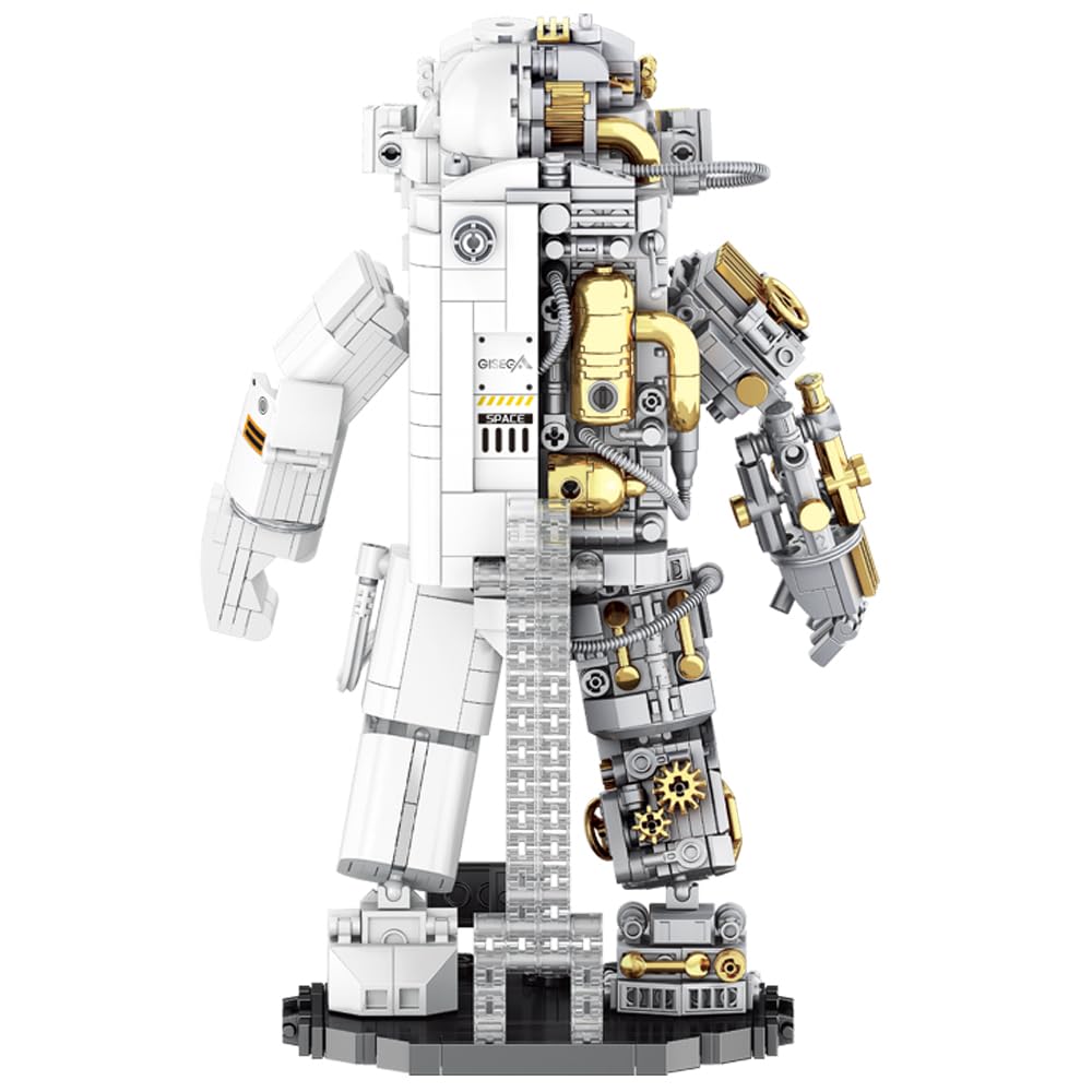 Space Astronaut Building Block for Boy 12+, STEM Toy Model Kit for Adults & Teens, LEGO-Compatible Collectible, Creative DIY Project Great Gift