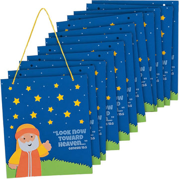 Fun Express Abraham & The Stars Craft Kit - Crafts for Kids and Fun Home Activities - VBS Vacation Bible School Supplies/Decor