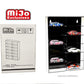 MiJo Exclusives Showcase Wall Mount 1:64 12 Cars 8.11" x 2.25" x 12" Black - MJ08012BK