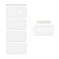 BearHoHo Escape Room Game Password Clue Cards Props Magic Transparent Acrylic Cards for Real Life Puzzle Game Pile Four Cards Up to Get Clues Run Away