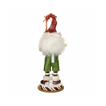 15-Inch Hollywood Elf with Hobby Horse Nutcracker