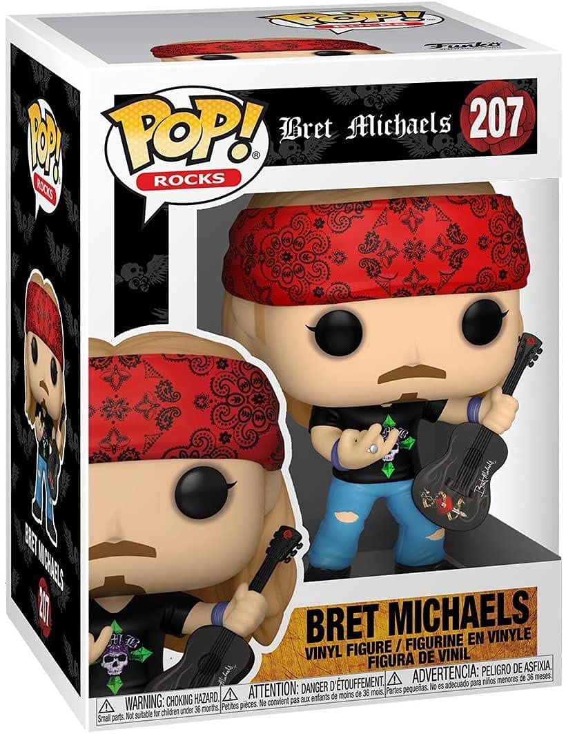 Funko Pop! Rocks: Bret Michaels (Styles May Vary)