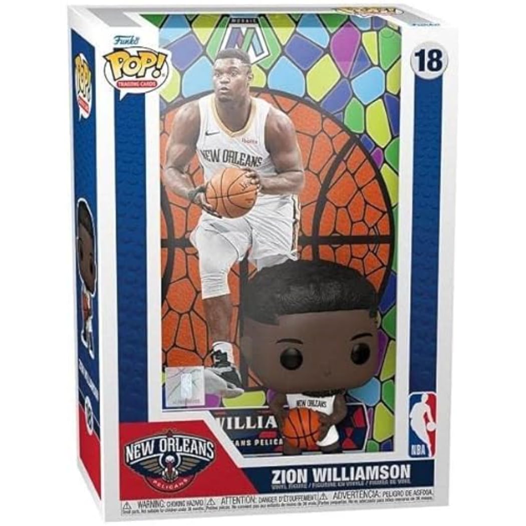 Funko Pop! Trading Cards: NBA - Zion Williamson, New Orleans Pelicans (Mosaic)