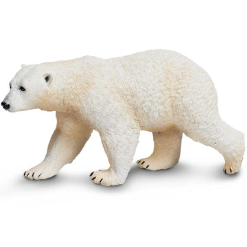 Safari Ltd. Polar Bear Figurine - Detailed 4.75" Plastic Model Figure - Fun Educational Play Toy for Boys, Girls & Kids Ages 1+