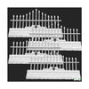 Reaper Miniatures Graveyard Long Fences (4) #77532 Bones Unpainted Plastic