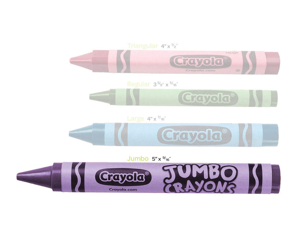Crayola Jumbo Crayons Bulk, 6 Sets of 16 Large Crayons for Toddlers & Kids, School Supplies, Gifts [Amazon Exclusive]