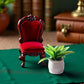 Green Miniature Dollhouse Plant, Mini Potted Plant Flower Model Ornament, DIY Accessories, Shooting Props
