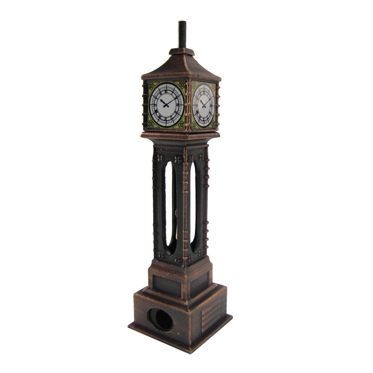 Treasure Gurus 1:16 Scale Model Grandfather Clock Die Cast Dollhouse Accessory