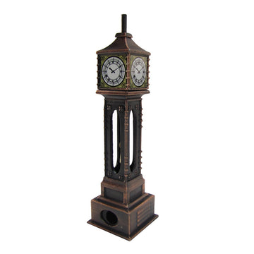Treasure Gurus 1:16 Scale Model Grandfather Clock Die Cast Dollhouse Accessory