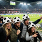Soccer Ball Shaped Costume Hat Unisex, Black White Football Hat, Sports Game Day Fan Party Headwear for Carnival, Halloween, Sports Match & Cosplay