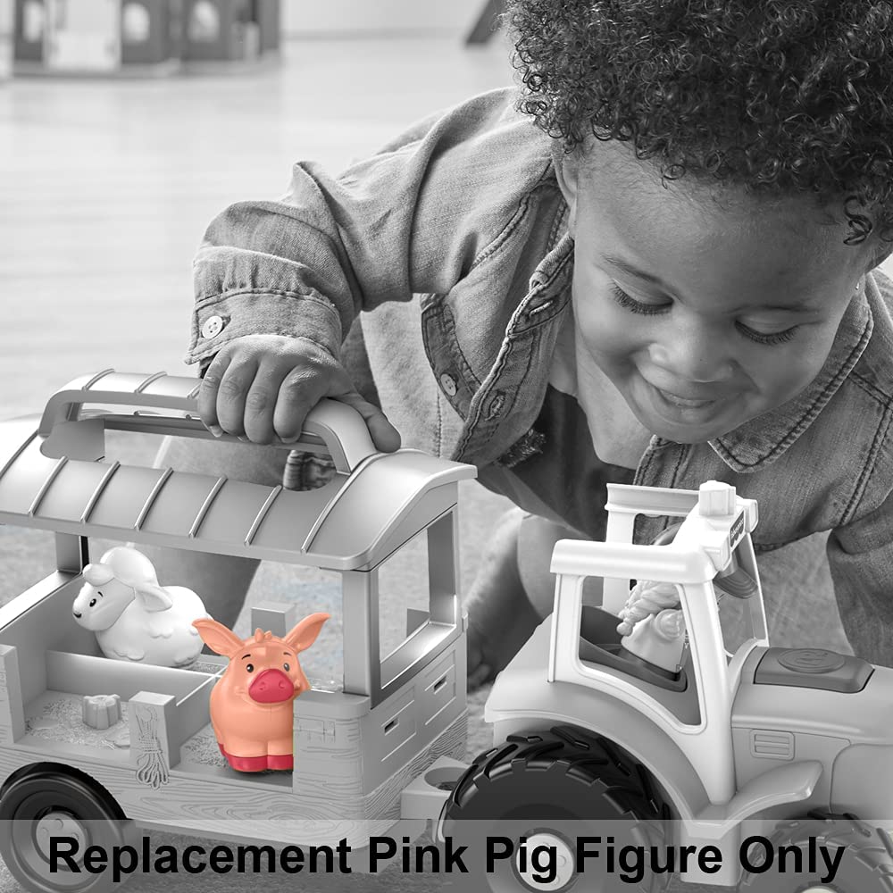 Fisher-Price Replacement Part Little People Caring for Animals Tractor Playset GLT77 - Replacement Pink Pig Figure