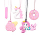 Chew Necklaces for Sensory Kids 5 PCS Chewy Necklaces that Like Biting or Have Autism-Perfectly Textured Chewelry Kid Girl Teether Chewing Toys-Chewy