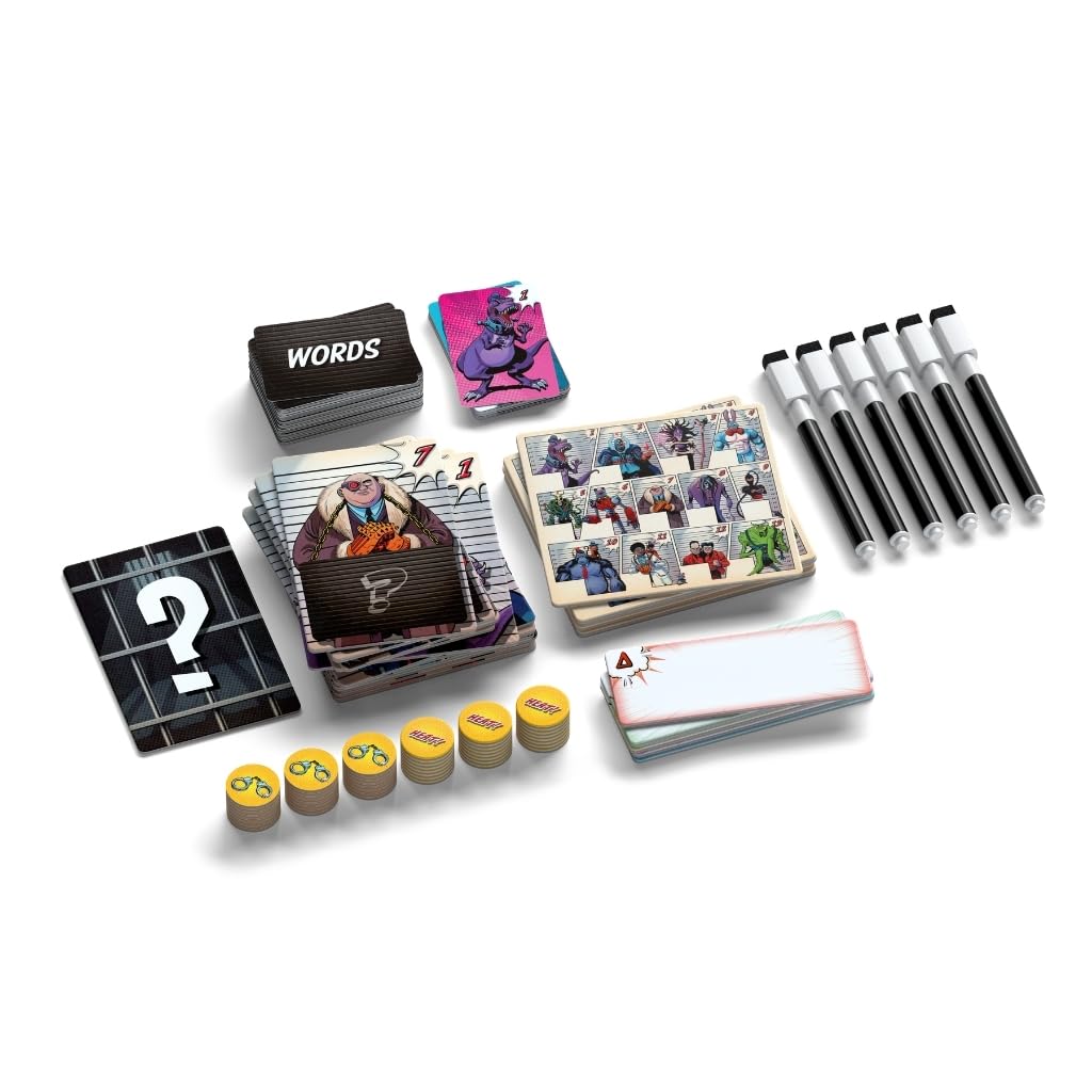 Allplay Alibis Board Game | Whodunit Word Association & Deduction Party Game | 4-8 Players, 20-30 Min Playtime Social Mystery Game
