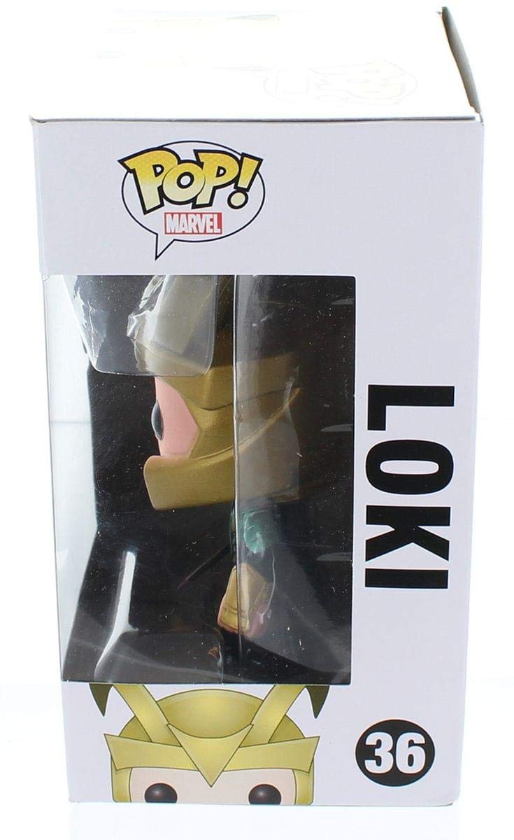 Funko POP Marvel (Bobble): Helmet Loki Action Figure