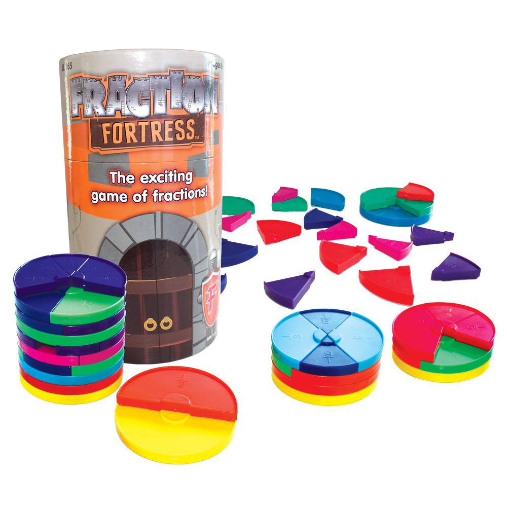 Junior Learning Fraction Fortress Board Games
