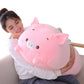 hitoshe Pig Plush Stuffed Animal, Cute Pink Pig Plushie Toy Gifts for Kids Birthday, Valentine, Christmas, 8inch
