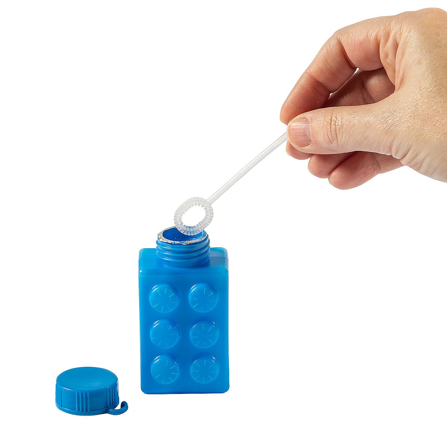 Fun Express Brick Party Bubble Bottles Set of 12