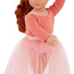 Our Generation - 18-inch Ballerina Doll - Red Hair & Blue Eyes - Ballet Outfit & Hair Bow - Pretend Play - Toys for Kids Ages 3 and Up - Aubrie