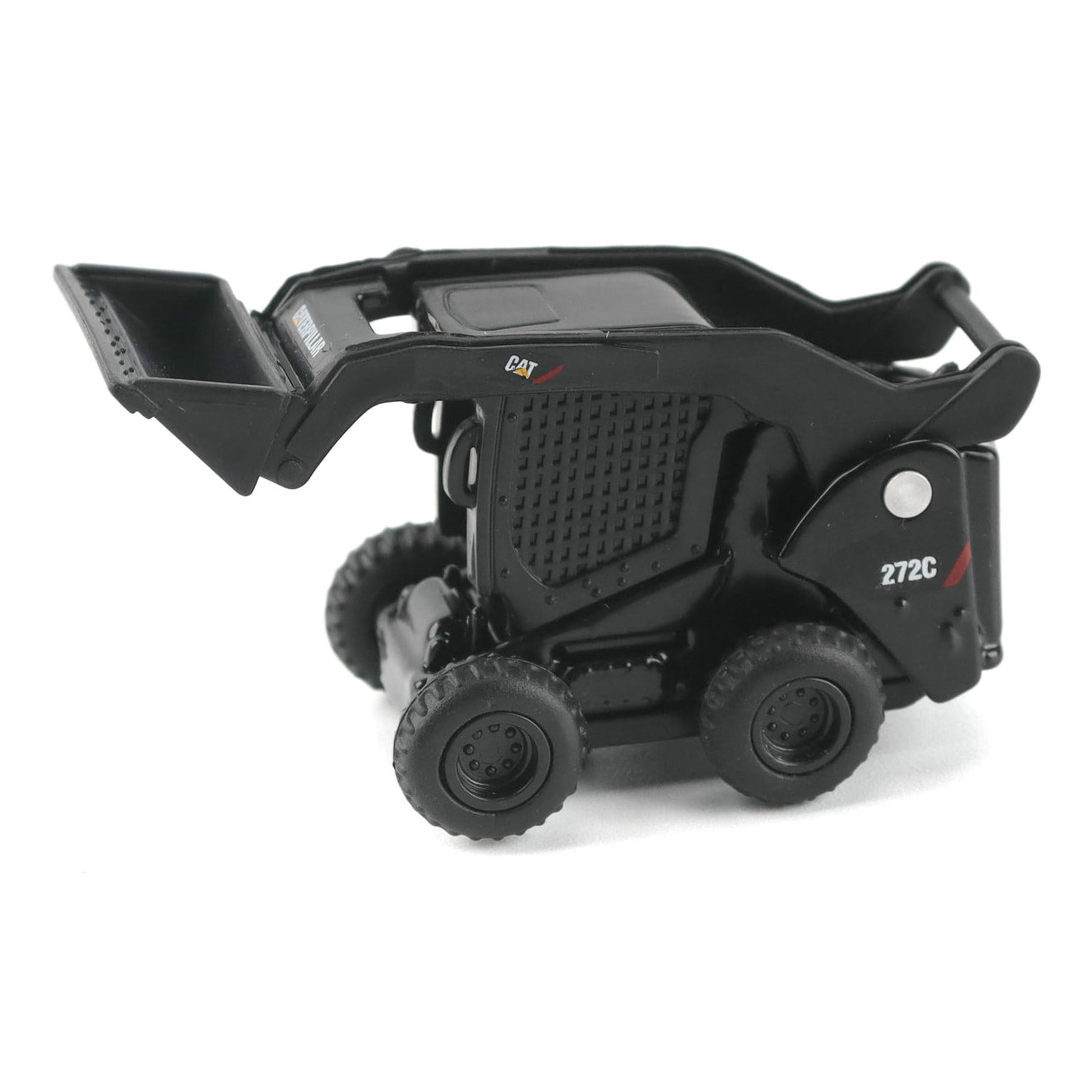 Diecast Masters Caterpillar Diecast Toy Replicas - Cat Micro 272C Skid Steer Loader (Black Finish) with Accessories in Tool Box | Model 85974BK