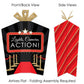 Big Dot of Happiness Red Carpet - Table Decorations - Movie Night Party Fold and Flare Centerpieces - 10 Count