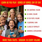 POWERQUIZ Dino World Biology Trivia Game for Kids & Adults