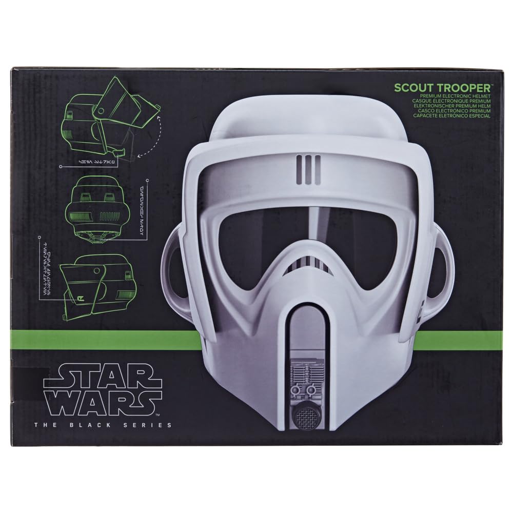Star Wars The Black Series Life Size Prop Replica - Scout Trooper Helmet, F6911