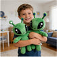 Drexasl 13.5" Green Alien Plush Toy?Ultra-Soft Stuffed Animal Doll? Cute Sci-Fi Plush Figure Pillow ? Ideal Kids' Gift for Christmas, Birthdays & Room