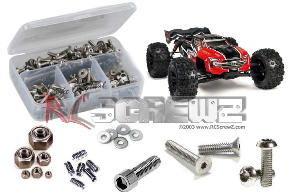 RCScrewZ Stainless Steel Screw Kit ara029 Compatible with Arrma RC Kraton 6s BLX Ver.4 (#106040)