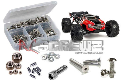 RCScrewZ Stainless Steel Screw Kit ara029 Compatible with Arrma RC Kraton 6s BLX Ver.4 (#106040)