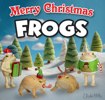 Archie McPhee Merry Christmas Frogs