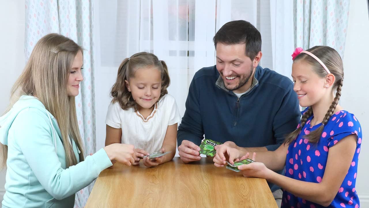 Regal Games Card Games for Kids - Go Fish, Crazy 8's, Old Maid, Slap Jack, Garbage Monster, War - Simple & Fun Classic Family Table Games - Games May
