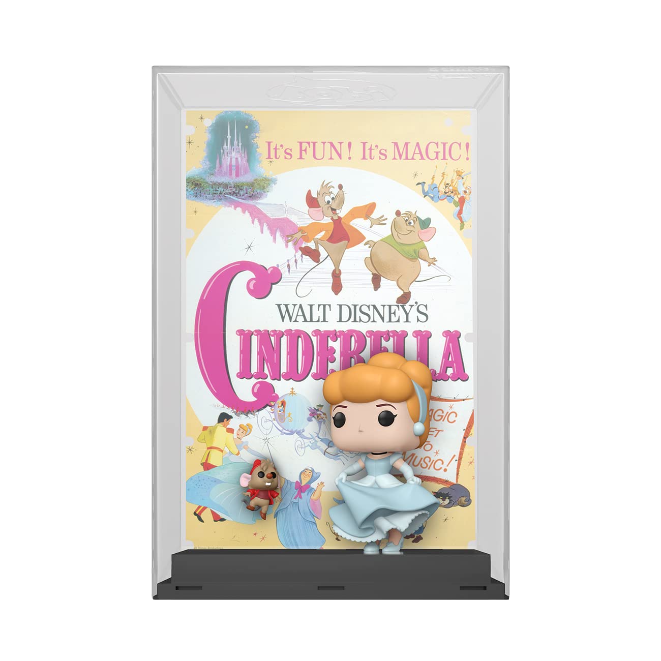 Funko POP! Movie Poster: Disney - Cinderella with Jaq - Collectable Vinyl Figure - Gift Idea - Official Merchandise - for Kids & Adults - Movies Fans