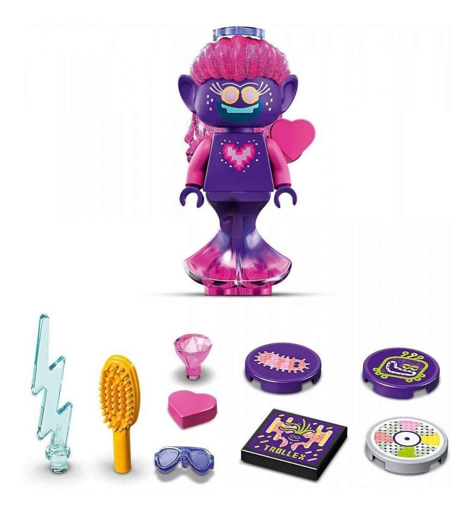 Lego Unisex Lego Trolls World Tour Techno Reef Dance Party 41250 Building Kit, Awesome Trolls Playset for Creative Play, New 2020 (173 Pieces)