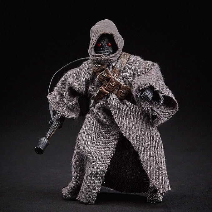 STAR WARS The Black Series Offworld Jawa Toy 6" Scale The Mandalorian Collectible Action Figure, Toys for Kids Ages 4 & Up