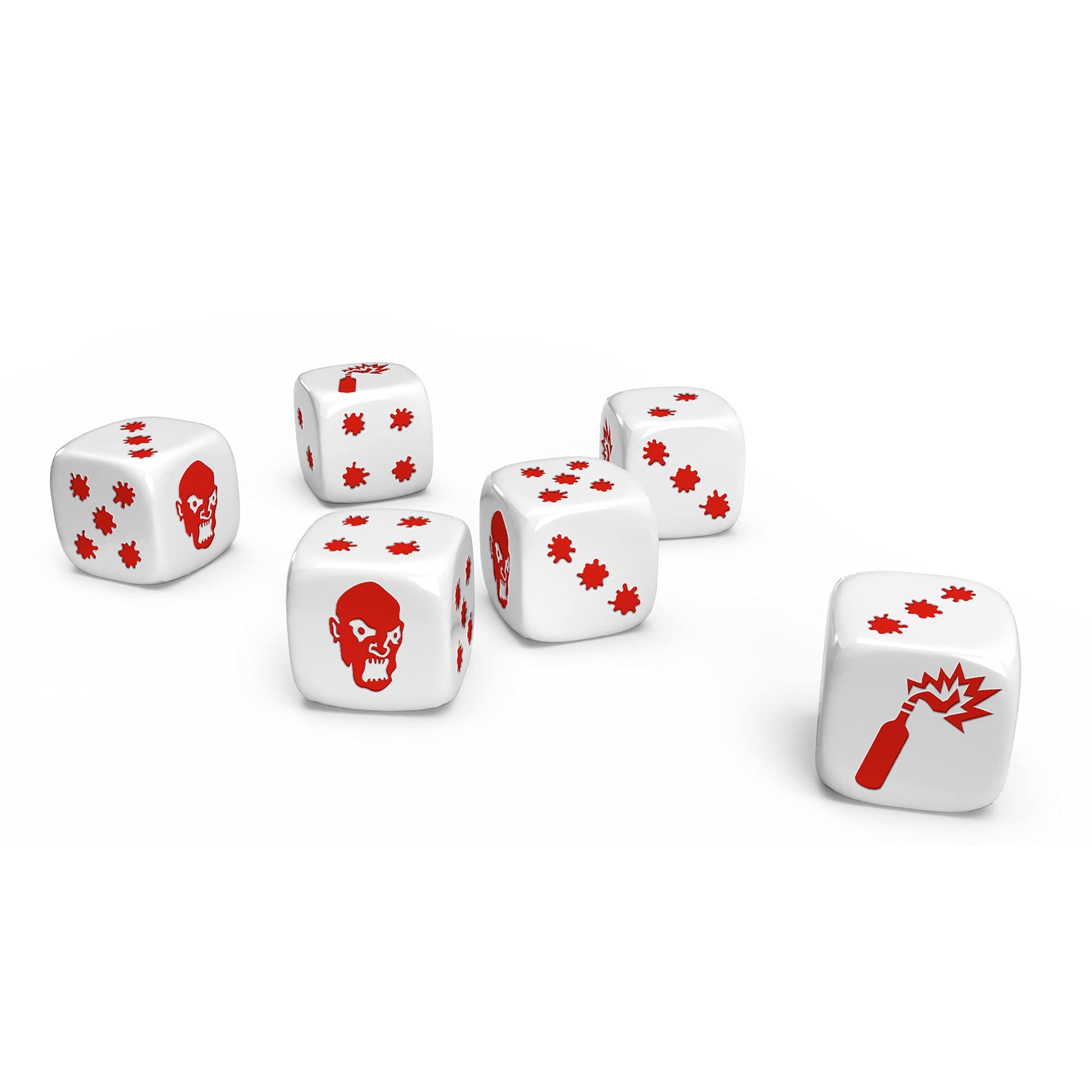 CMON Zombicide 2nd Edition Special Black and White Dice | Strategy Board Game | Cooperative Game for Teens and Adults | Zombie Board Game | Ages 14+ |