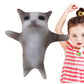 HWHXCZYH Cat Plush-Toy - 30 Cm, Grey,Cute- Stuffed Animal - Adorable Anime Design - Soft and Cuddly Perfect Christmas, Halloween, or New Year's Gift