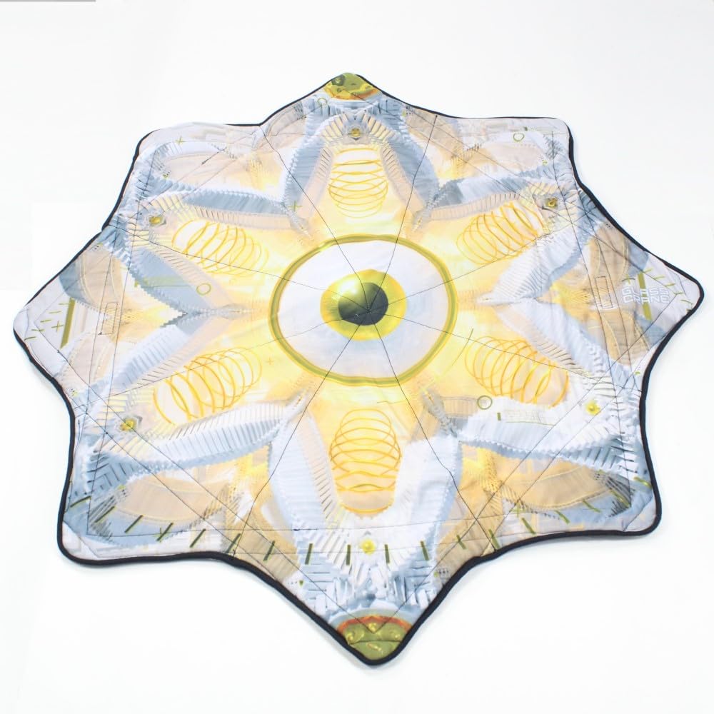 Mougee (moo-JEE Classic Flow Star - Artist Series -Glass Crane Design Collection -for All Levels -Fun&Challenging -Double Stitched Flow Toy - Vibrant
