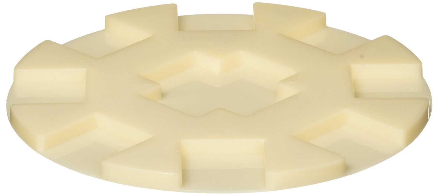 Round Train Hub for Mexican Train Domino Game, Plastic Central Hub Only, 6.375-Inch Round Starter Hub, No Tiles Included