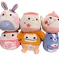 Squishmallows 2026 Easter Squad Bigfoot Teapot Bunny 5 Inch Mini Plush Doll, Set of 6