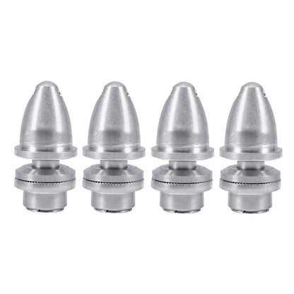 RuiLing 4pcs 3.0mm Aluminum Bullet Airplane Spinner for M5 RC Airplane Electric Aircraft DIY Parts