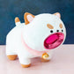 Bee and Puppycat 16-Inch Laser Mouth Puppycat Collector Plush Toy | Huggable Soft Stuffed Animal for Cuddling | Officially Licensed Collectible