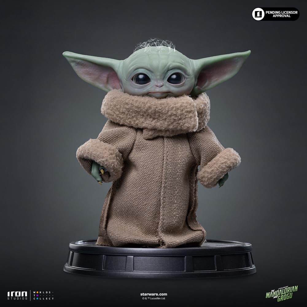 Iron Studios Collectible Statue Grogu Always Curious Movie Grogu Collection Multicolor Polystone Resin 13,9cm 5.4 Inches