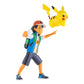 Pokémon 4.5-Inch Feature Battle Action Figure, Features Ash and Launch into Action 2-Inch Pikachu
